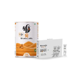 Ghee (1 Kg) & Lychee Honey Sachet Combo